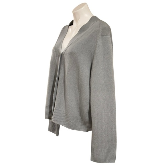 VINCE Cashmere Shrunken Button Cardigan Sweater Seastone Size XXXL NEW - Picture 5 of 8